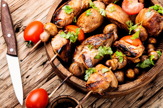 Tu-Bees Sweet and Spicy Chicken Kabobs