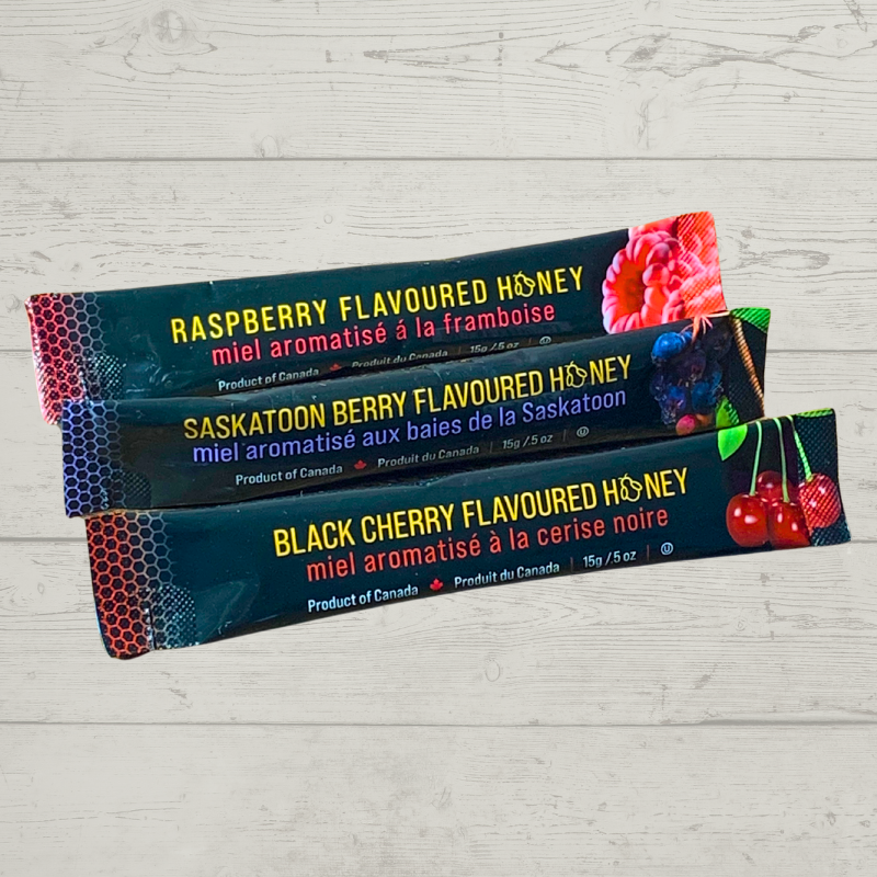 Single-use Mini-Squeeze Honey Packages - 12 per pack