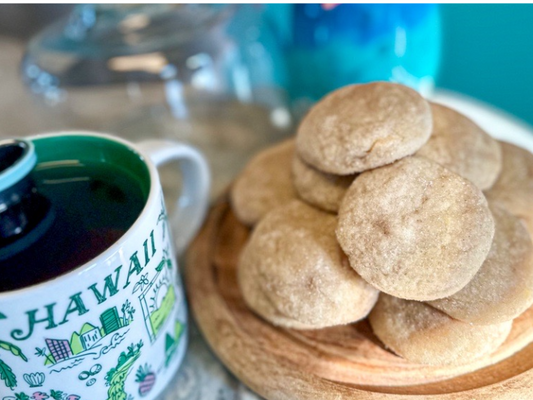 Soft & Chewy Ginger Honey Tea Cookies
