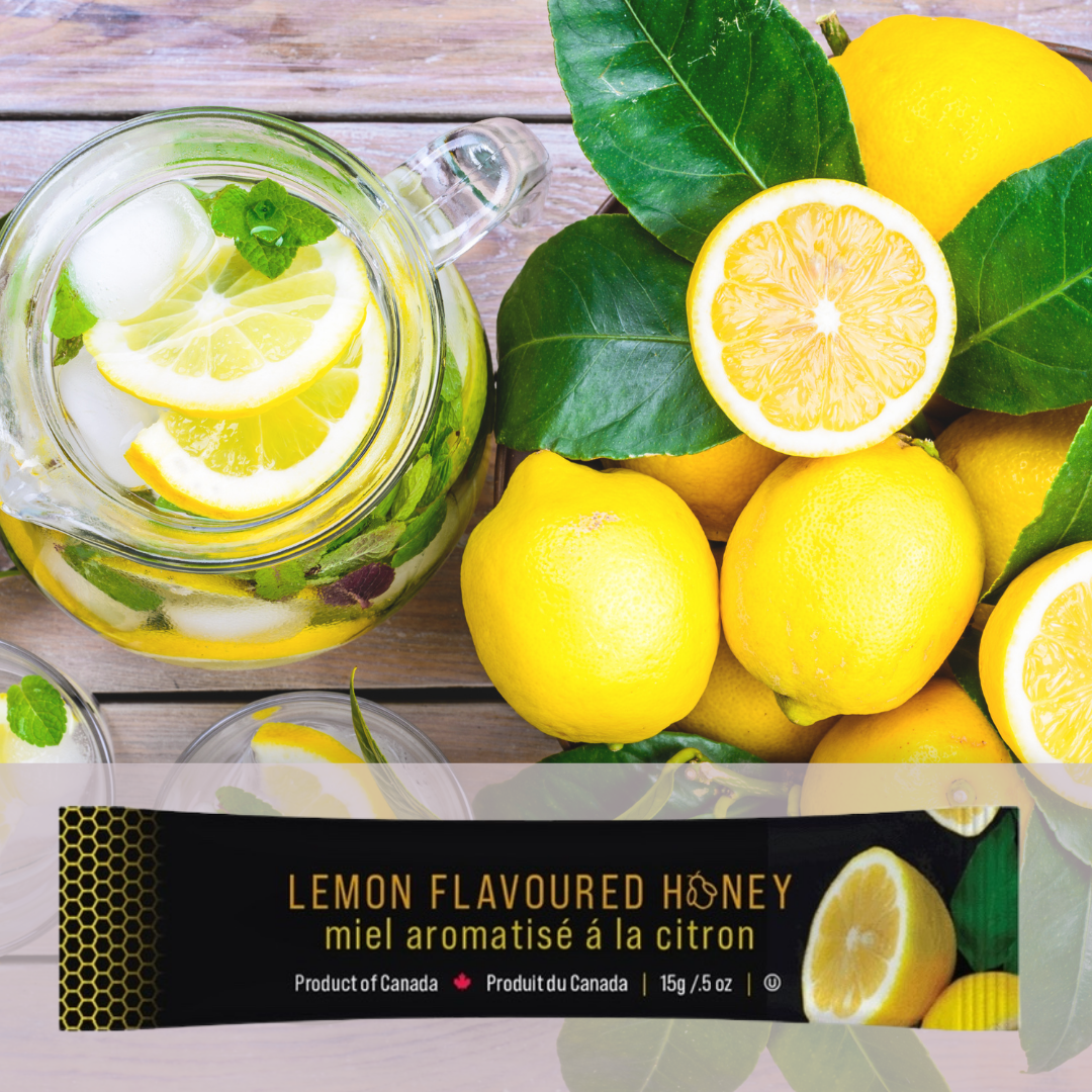 Lemon Flavoured Honey - 15g Single use package