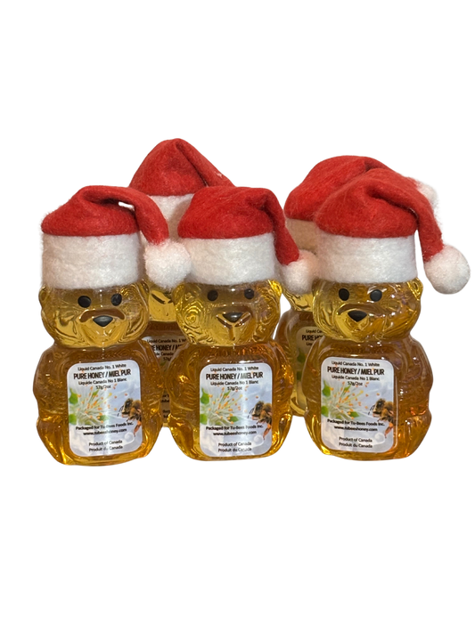 2 oz Santa Honey Bears - Sold as Individual Items