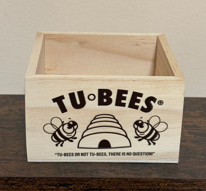 Tu-Bees Mini Squeeze Honey Wooden Display Holder