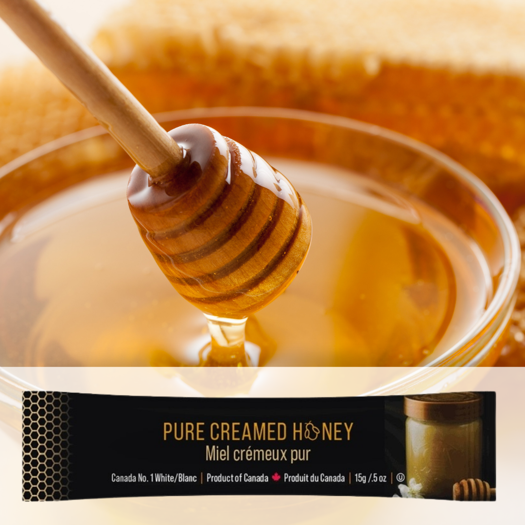 Pure creamed honey - 15g single use package